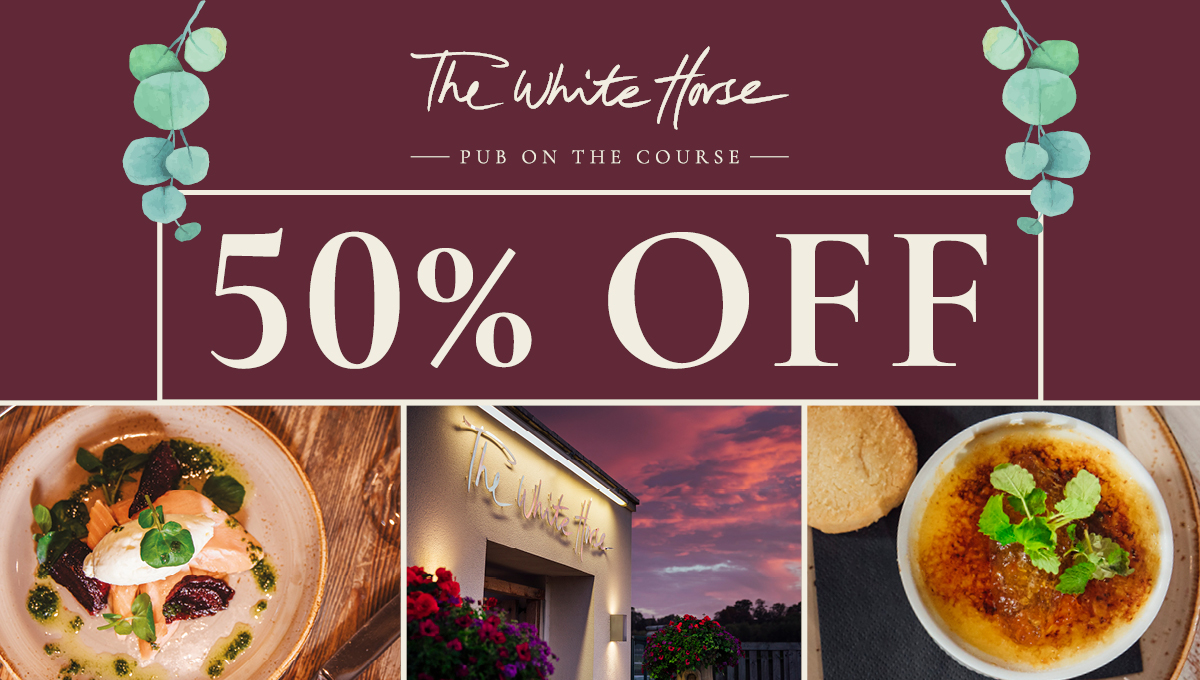 January 2020 – 50% OFF FOOD THIS JANUARY AT THE WHITE HORSE thumbnail image